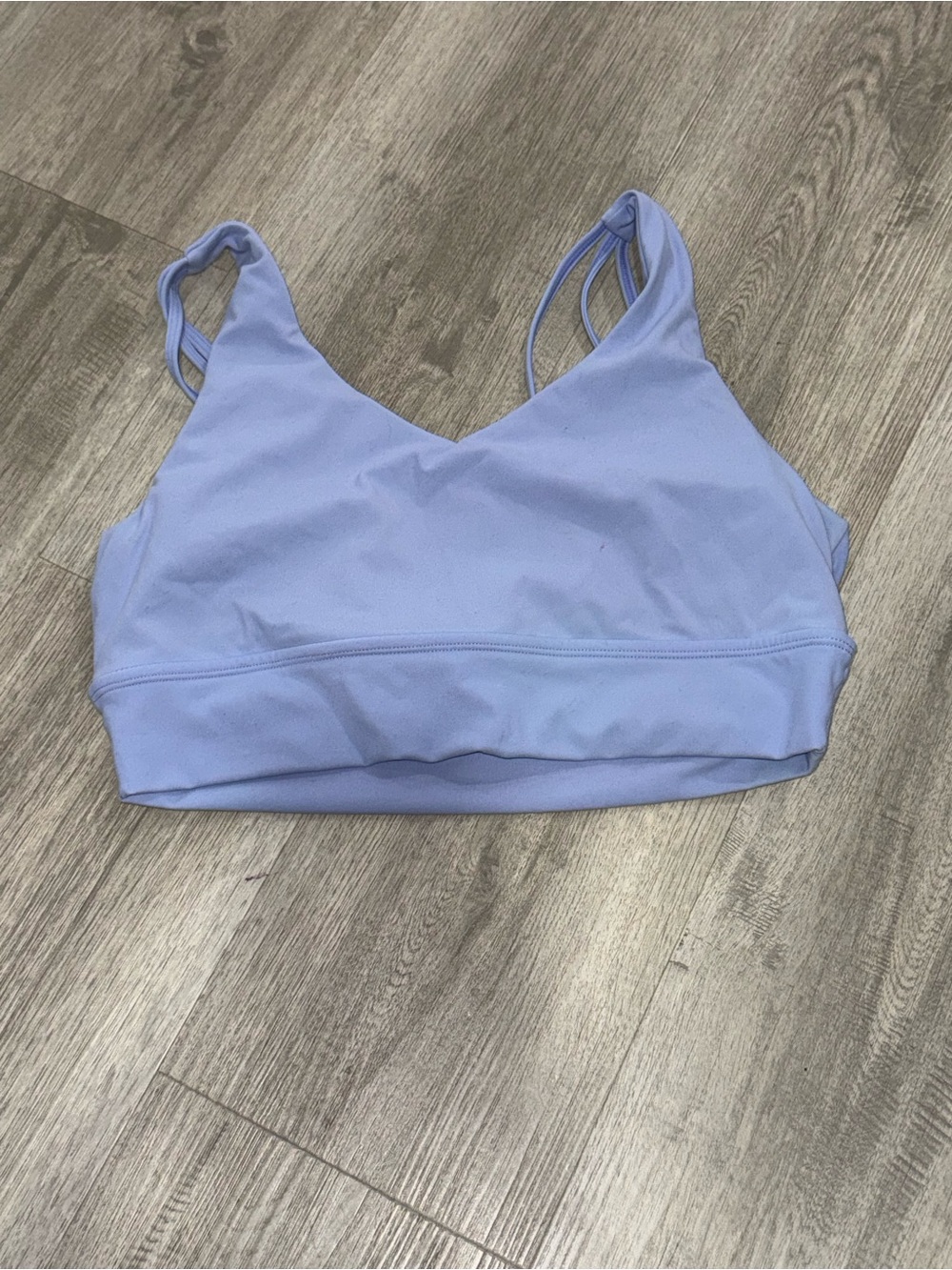 BuffBunny Lavender Wireless V-Neck Sports Bra